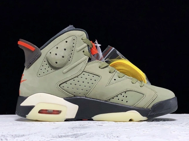 Bmlin Shoes Air Olive Jordan Travis 6 CN1084-200 Scott Medium x 0818